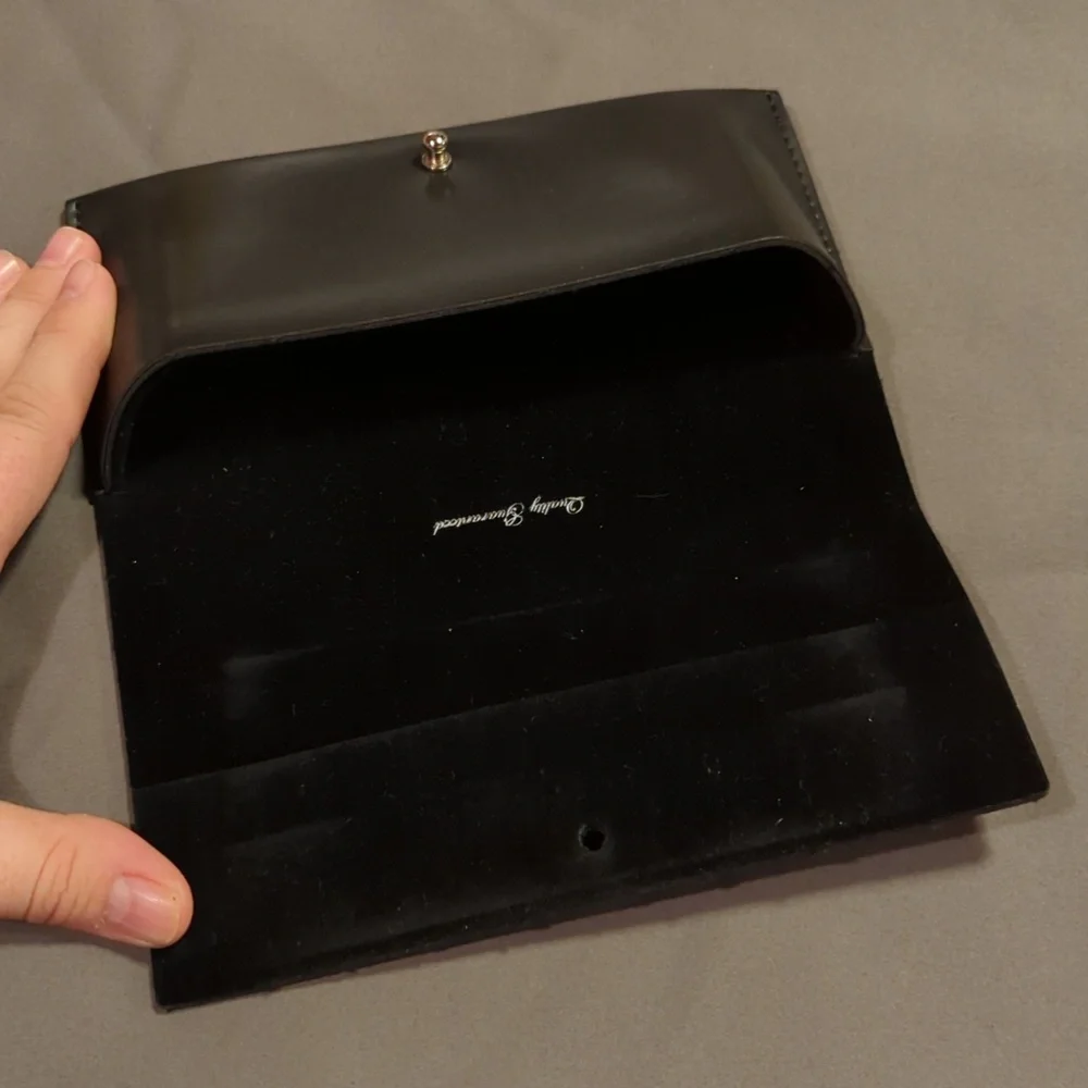 Rag & Bone black leather eyeglass case